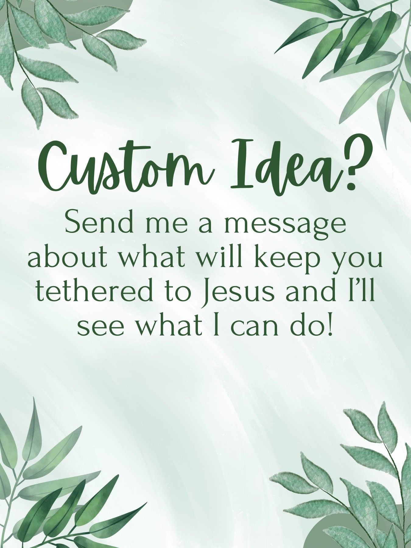 Christian Temporary Tattoo Sheet #1