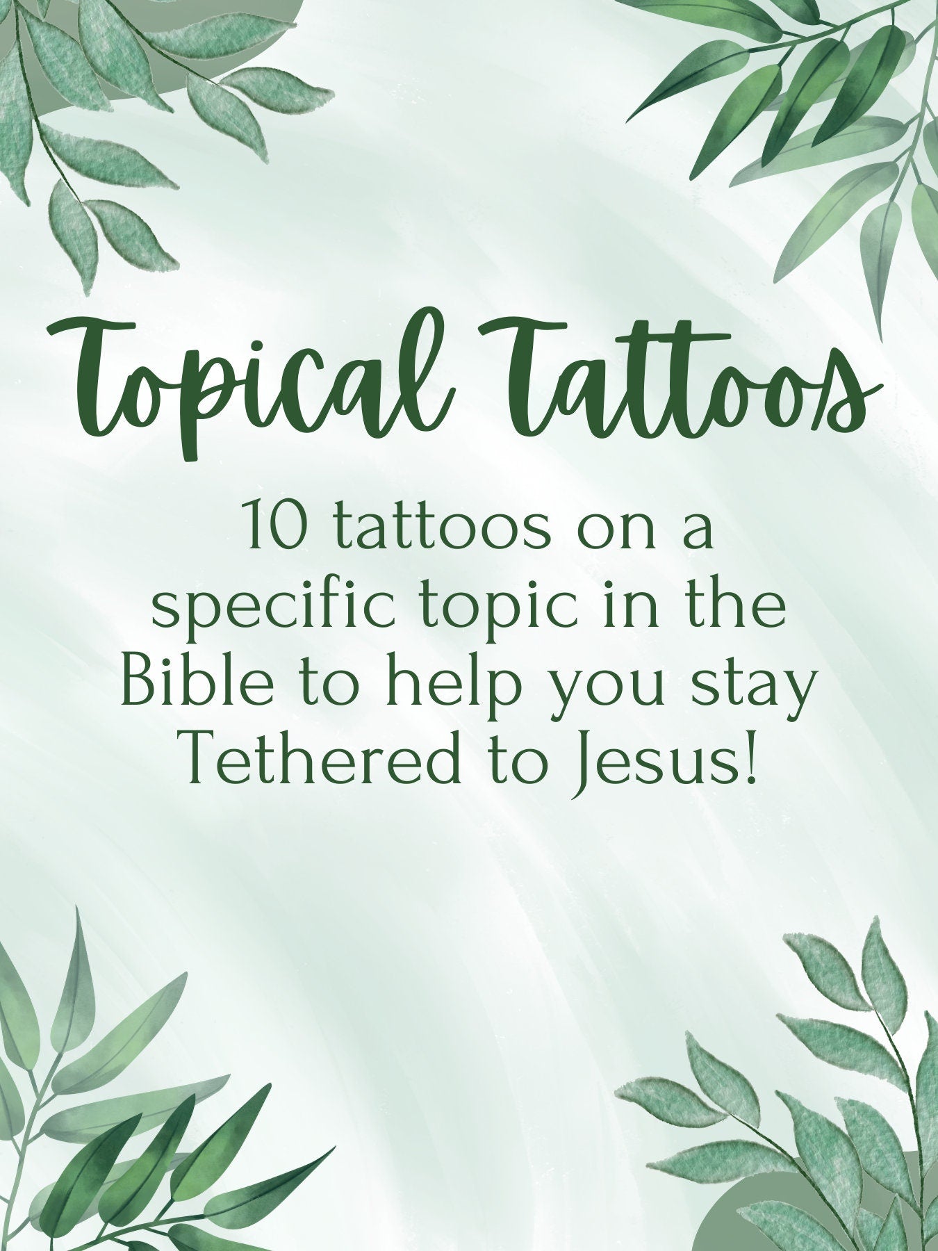 Mother's Day Temporary Tattoo Sheet