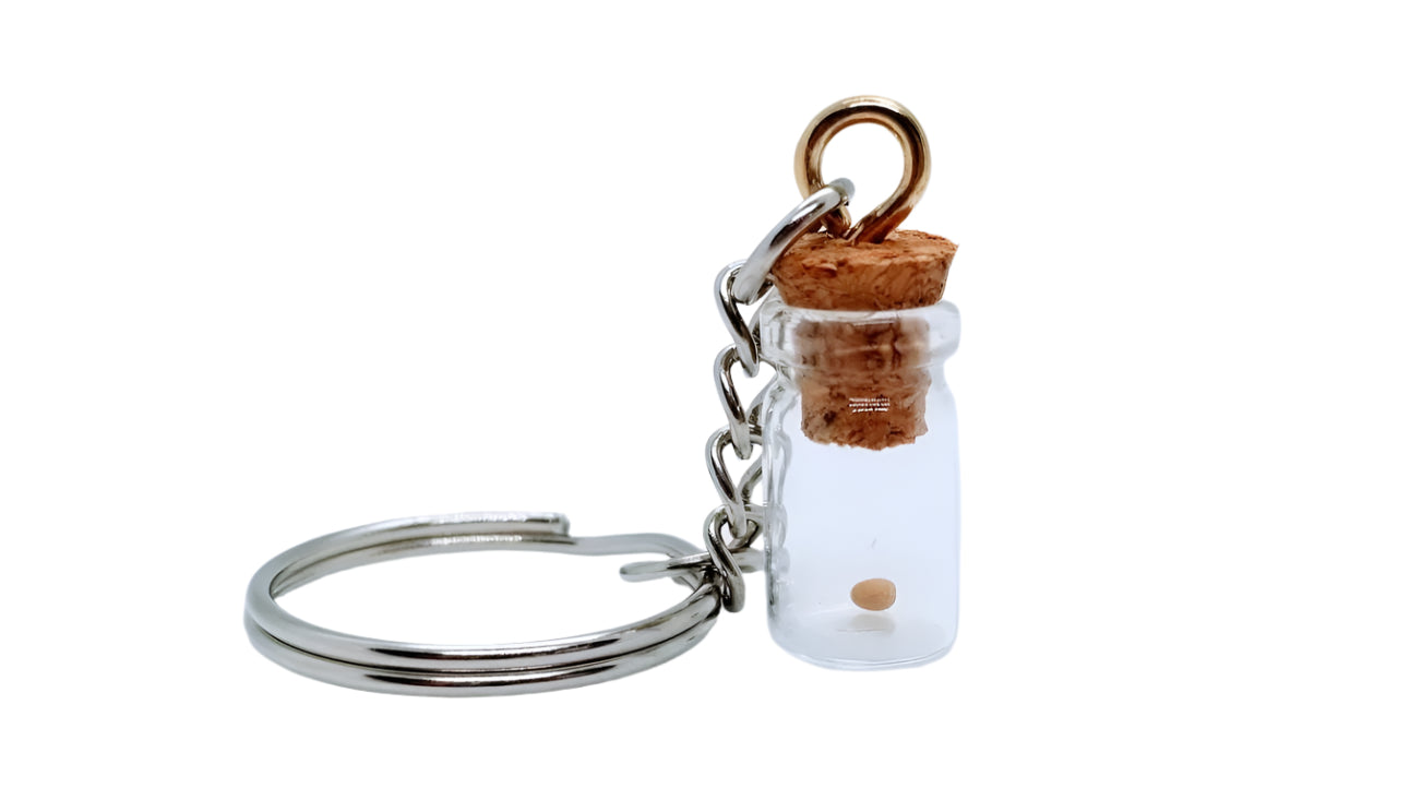 Mustard Seeds or Pink Himalayan Salt - Keychain