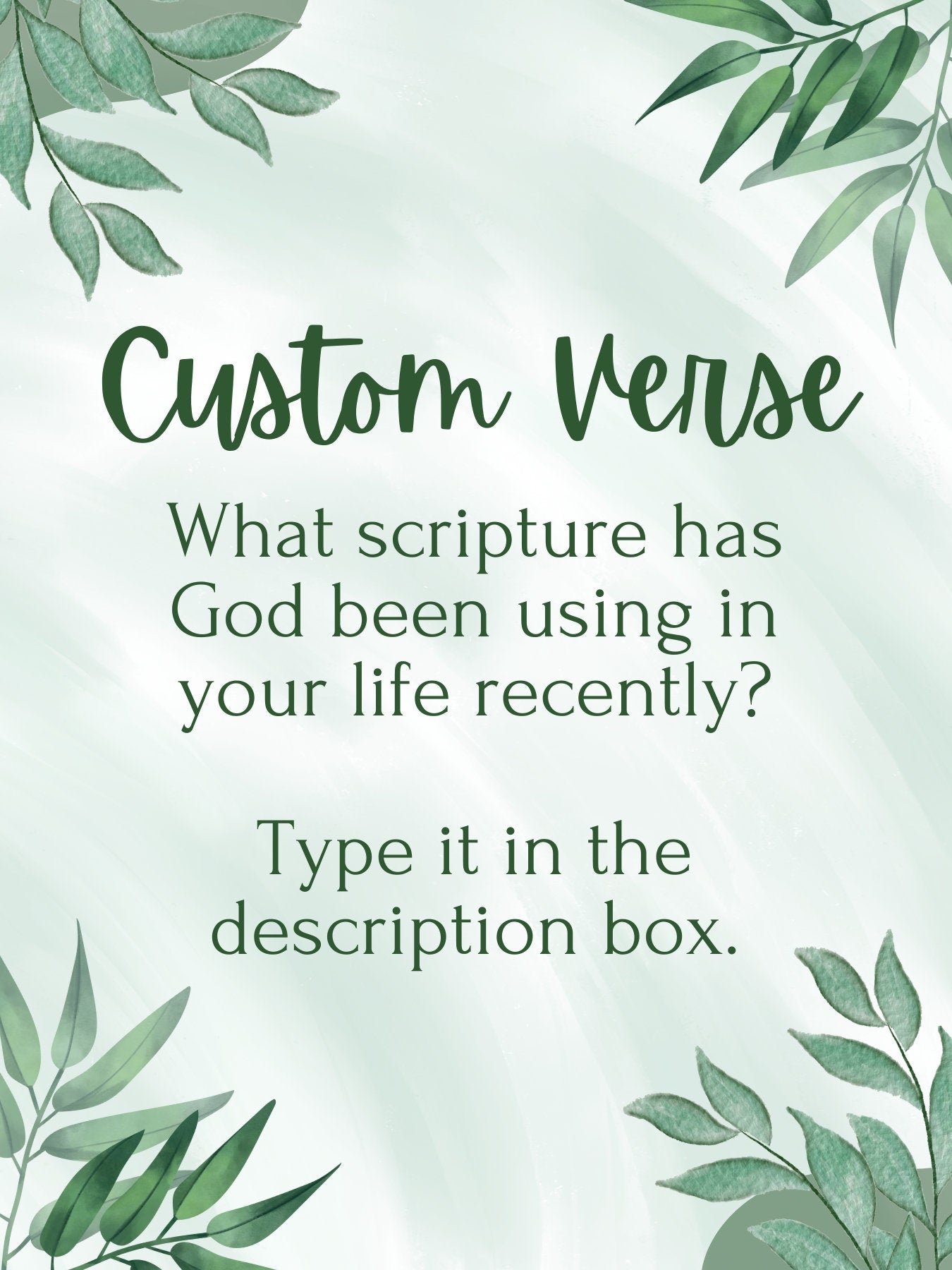 Scripture Memory Temporary Tattoos (Custom)