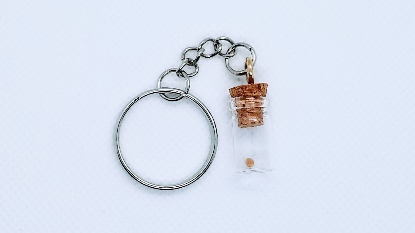 Mustard Seeds or Pink Himalayan Salt - Keychain