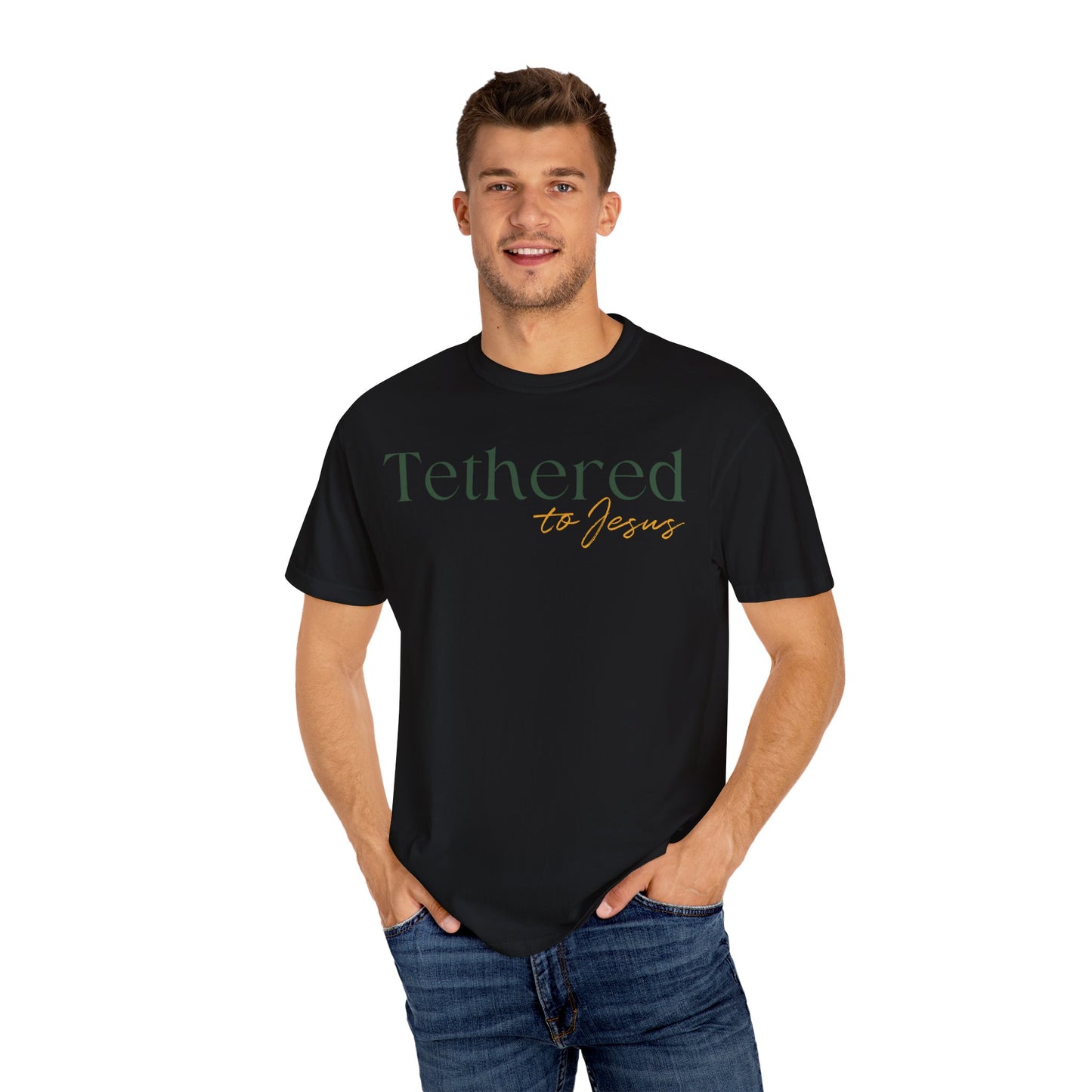 "Tethered to Jesus" - T-Shirt