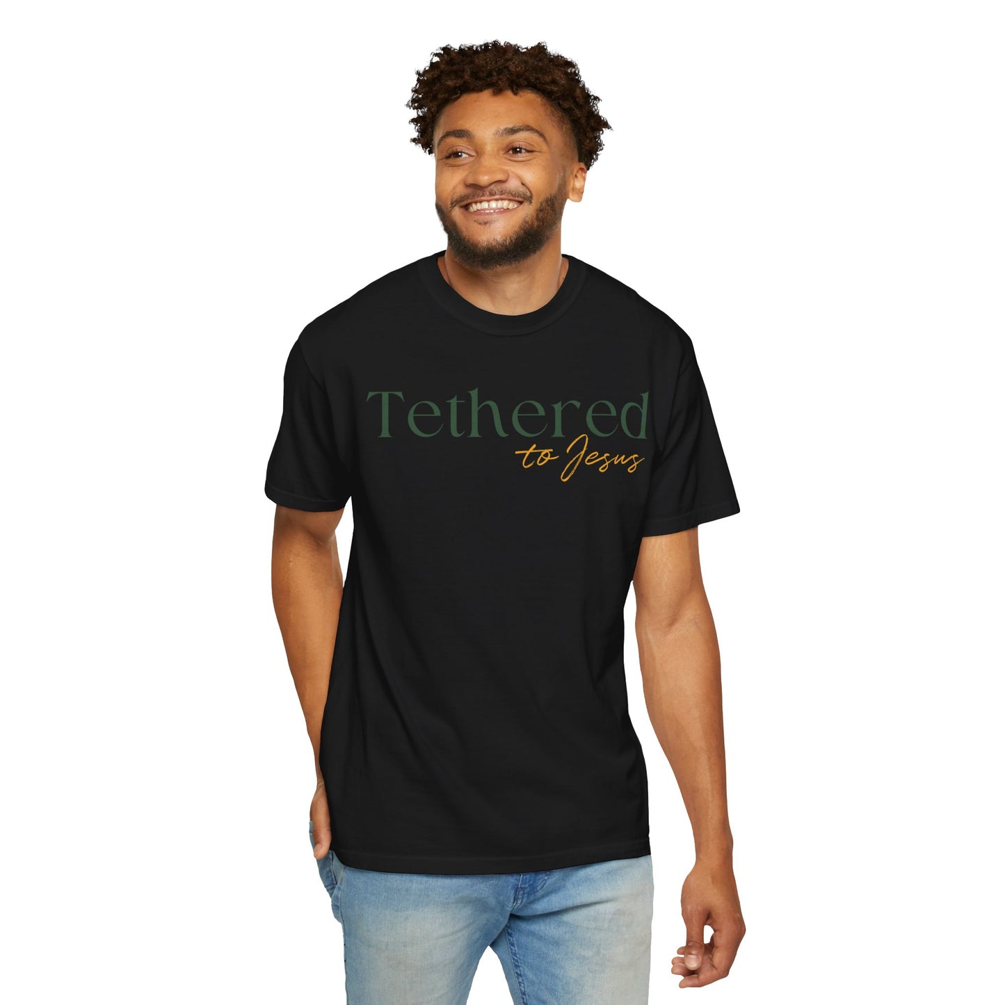 "Tethered to Jesus" - T-Shirt