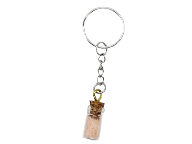 Mustard Seeds or Pink Himalayan Salt - Keychain